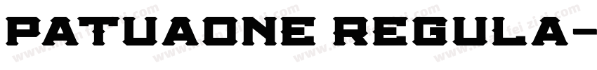 patuaone regula字体转换